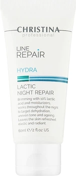 Крем для обличчя "Нічне відновлення" з молочною кислотою - Christina Line Repair Hydra Lactic Night Repair 60ml (1134980-109039)