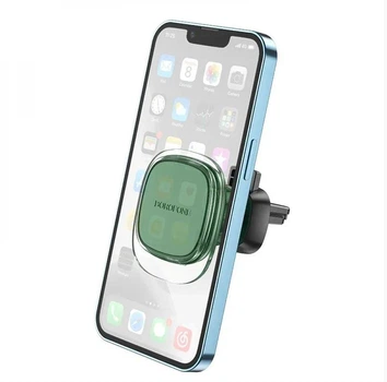 Автодержатель Borofone BH82 Clear magnetic (магнитный , на решетку вентеляции , оборот на 360 градусов, приятный дизайн) - Зеленый