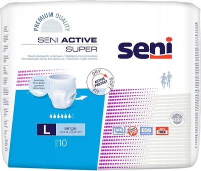 Урологічні трусики Seni Active Super Large 10 шт (5900516695767)