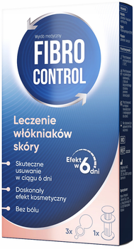 Zestaw do usuwania włókniaka skóry Natur Produkt Pharma FibroControl Plastry 3 szt + Aplikator (5706448002006)
