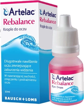 Krople do oczu Bausch & Lomb Artelac Rebalance 10 ml (4030571004806)