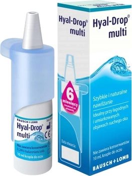 Krople do oczu Bausch & Lomb Hyal-Drop Multi 10 ml (4049649000039)