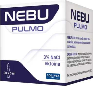Roztwór do inhalacji Solinea Nebu Pulmo 20 szt x 5 ml (5907572580327)