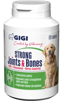 Витаминно-минеральный комплекс GIGI for Large Joints & Bones для укрепления и восстановления суставов у собак 1 таблетка на 10 кг 90 таблеток (GIG43059)