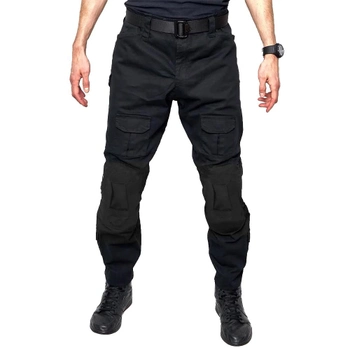 Тактичні штани Lesko B603 Black 40 розмір штани чоловічі мілітарі камуфляжні з кишенями