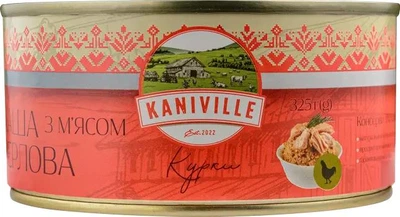 Каша перлова з курятиною 325 г, Kaniville