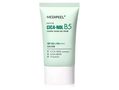 Успокаивающий солнцезащитный крем для лица MEDI-PEEL Phyto Cica-Nol B5 Calming Vegan Sun Cream SPF 50+ PA++++, 50мл (8809941821987)