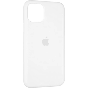 Чехол Fiji Silicone Case для Apple iPhone 14 Pro бампер накладка Soft Touch с микрофиброй White