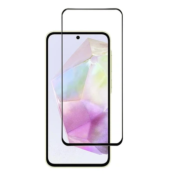 Защитное стекло LUX для Samsung Galaxy A35 5G (A356) полная проклейка черный