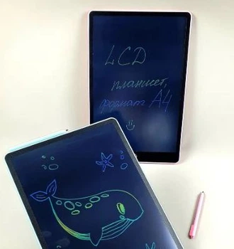 Доска для рисования T 16 планшет LCD дисплей, экран 16" на батарейках