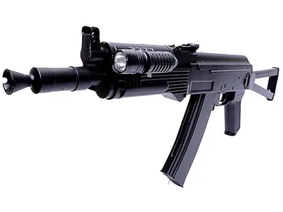 Детский Автомат Калашникова АК-74/АКС-74У/АК-105 CYMA P47A с фонарем и лазером
