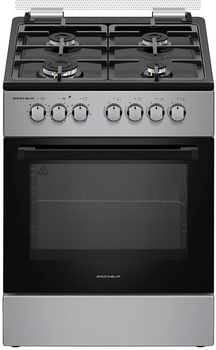 Плита газовая с электрической духовкой Grunhelm F661234GB (BP133512)