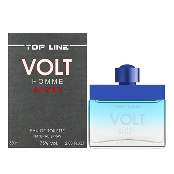 TOP LINE Туалетная вода для мужчин VOLT, 60 мл