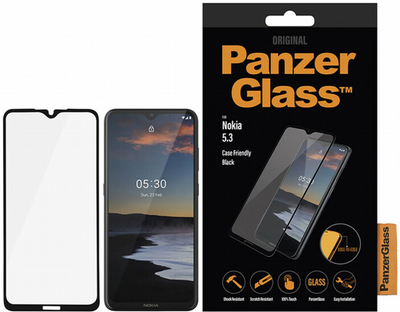 Szkło hartowane PanzerGlass Case Friendly do Nokia 5.3 Black (5711724067778)