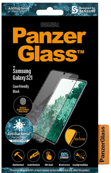 Захисне скло PanzerGlass Case Friendly для Samsung Galaxy S21 Black (5711724072567)