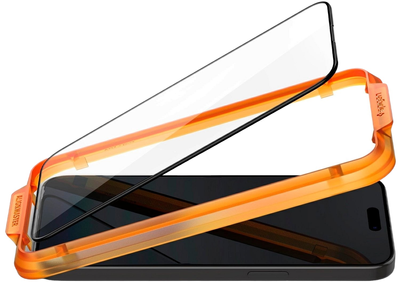 Захисне скло Spigen Glas.tR AlignMaster для Apple iPhone 15 Pro 2 шт Black (8809896752176)