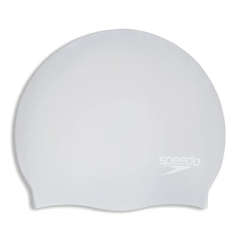 Шапочка для плавания Speedo LONG HAIR CAP AU SILVER/WHITE (8-0616817273)