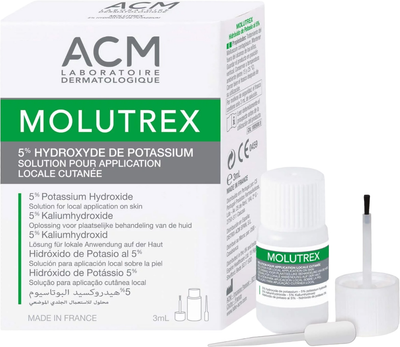Засіб для видалення бородавок Perffarma Molutrex 5% 3 мл (3760095251301)