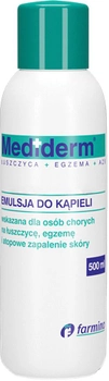 Эмульсия для ванны Farmina Mediderm Bath для кожи с псориазом, экземой и атопическим дерматитом 500 мл (5907529108109)