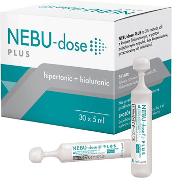 Раствор для ингаляций Solinea Nebu-dose Plus 30 шт х 5 мл (5902768521764)