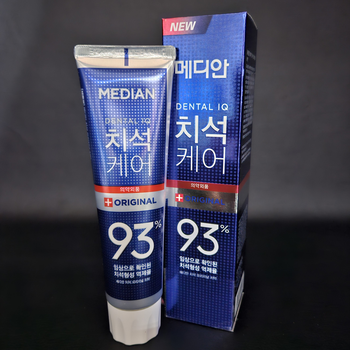 Зубная паста для удаления налета с вкусом цитрусовой мяты Median 93% Toothpaste Origina(синяя упаковка)120мл