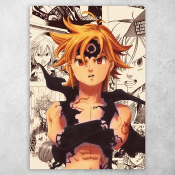 Плакат постер CupKit "Семь смертных грехов / The Seven Deadly Sins" №46 А3 42х29,7 см