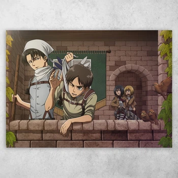Плакат постер CupKit "Атака титанов / Attack on Titan" №29 А4 21х29,7 см