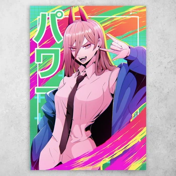 Плакат постер CupKit "Человек-бензопила / Chainsaw Man" №28 А4 21х29,7 см