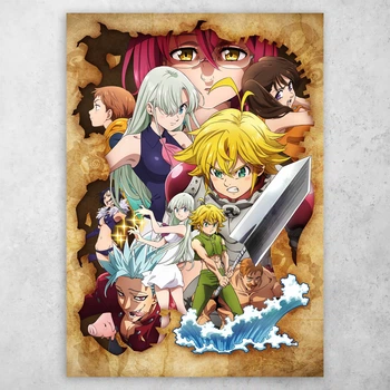 Плакат постер CupKit "Семь смертных грехов / The Seven Deadly Sins" №20 А3 42х29,7 см