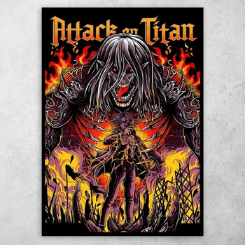 Плакат постер CupKit "Атака титанов / Attack on Titan" №10 А4 21х29,7 см