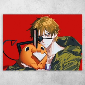 Плакат постер CupKit "Человек-бензопила / Chainsaw Man" №29 А4 21х29,7 см