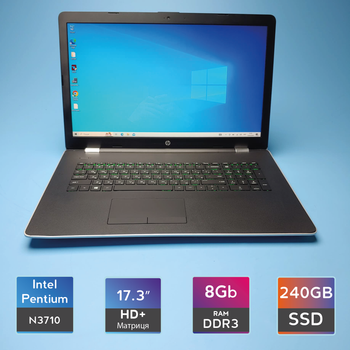 Ноутбук HP 17-bs032ds (Pentium N3710/RAM 8GB DDR3/SSD 240GB) Б/В (7279)