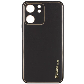 Протиударний Шкіряний Чохол Xshield для Xiaomi Redmi 13C / Poco C65 Чорний / Black