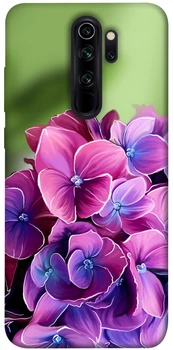 TPU чохол Demsky Мереживна гортензія для Xiaomi Redmi Note 8 Pro