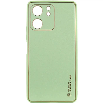 Протиударний Шкіряний Чохол Xshield для Xiaomi Redmi 13C / Poco C65 Зелений / Pistachio