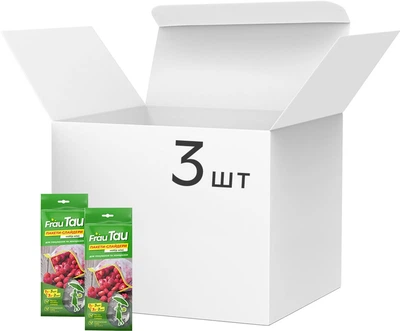 Упаковка пакетів-слайдерів Frau Tau 1 л x 3 шт + 3 л x 2 шт Мікс 3 пачки (4820019802589)