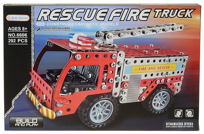 Klocki konstrukcyjne Adar Rescue Fire Truck 292 elementy (5901271569270)