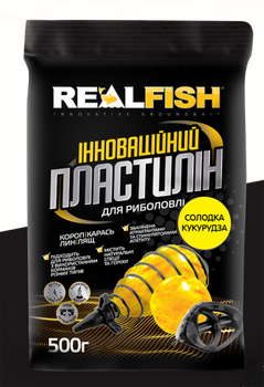 RealFish пластилін Реал Фіш 500г Солодка Кукурудза,65573