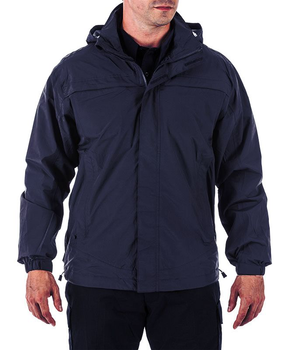 Куртка тактическая для штормовой погоды 5.11 Tactical TacDry Rain Shell 3XL Dark Navy