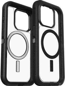 Панель Otterbox Defender XT Clear для Apple iPhone 15 Pro Dark Side (840304736348)