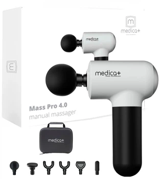 Масажер перкусійний Medica+ MassHand Pro 4.0 White