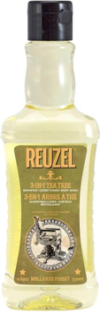 Szampon Reuzel Tea Tree 3 w 1 odżywka i żel pod prysznic dla mężczyzn 350 ml (852968008976)
