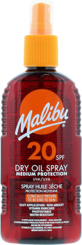 Olejek-spray do opalania Malibu Dry Oil SPF 20 200 ml (5025135113437)
