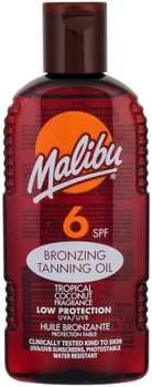 Olejek-bronzer do opalania Malibu SPF 6 200 ml (5025135117947)