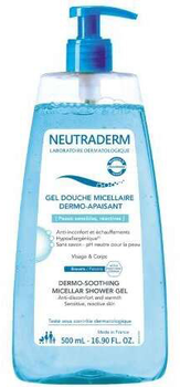Micelarny żel pod prysznic Neutraderm Dermo-soothing Micellar Shower Gel 500 ml (3273816860411)