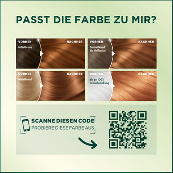 Крем-фарба для волосся Garnier Nutrisse 64 Heller Bernstein 180 мл (3600541278981)