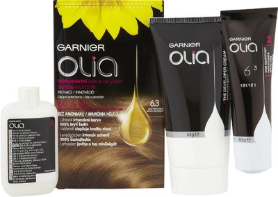 Крем-фарба для волосся Garnier Olia 6.3 Gold light brown 112 мл (3600541298736)