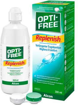 Дезінфікуючий засіб для лінз Alcon Opti Free Replenish 300 мл (300650357944)