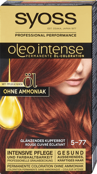 Krem farba do włosów Syoss Oleo Intense Permanent Hair 5-77 Glossy Bronze 115 ml (4015100311037)