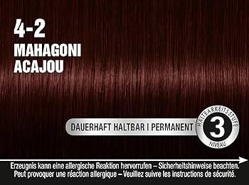 Krem farba do włosów Syoss Permanente Coloration 4-2 Mahagoni 115 ml (4015100324440)